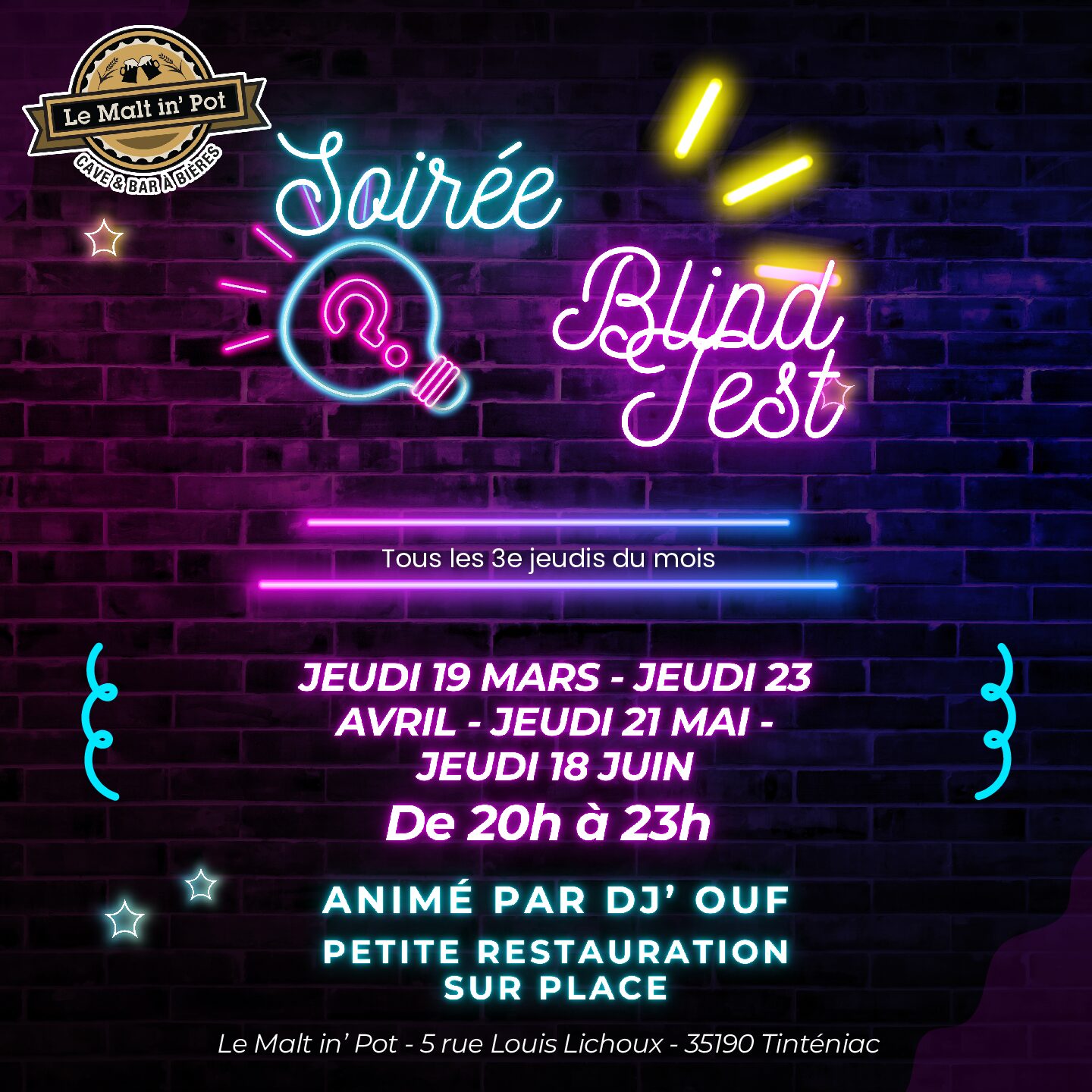 Subsonic Unplugged<br />
Le Malt in' Pot