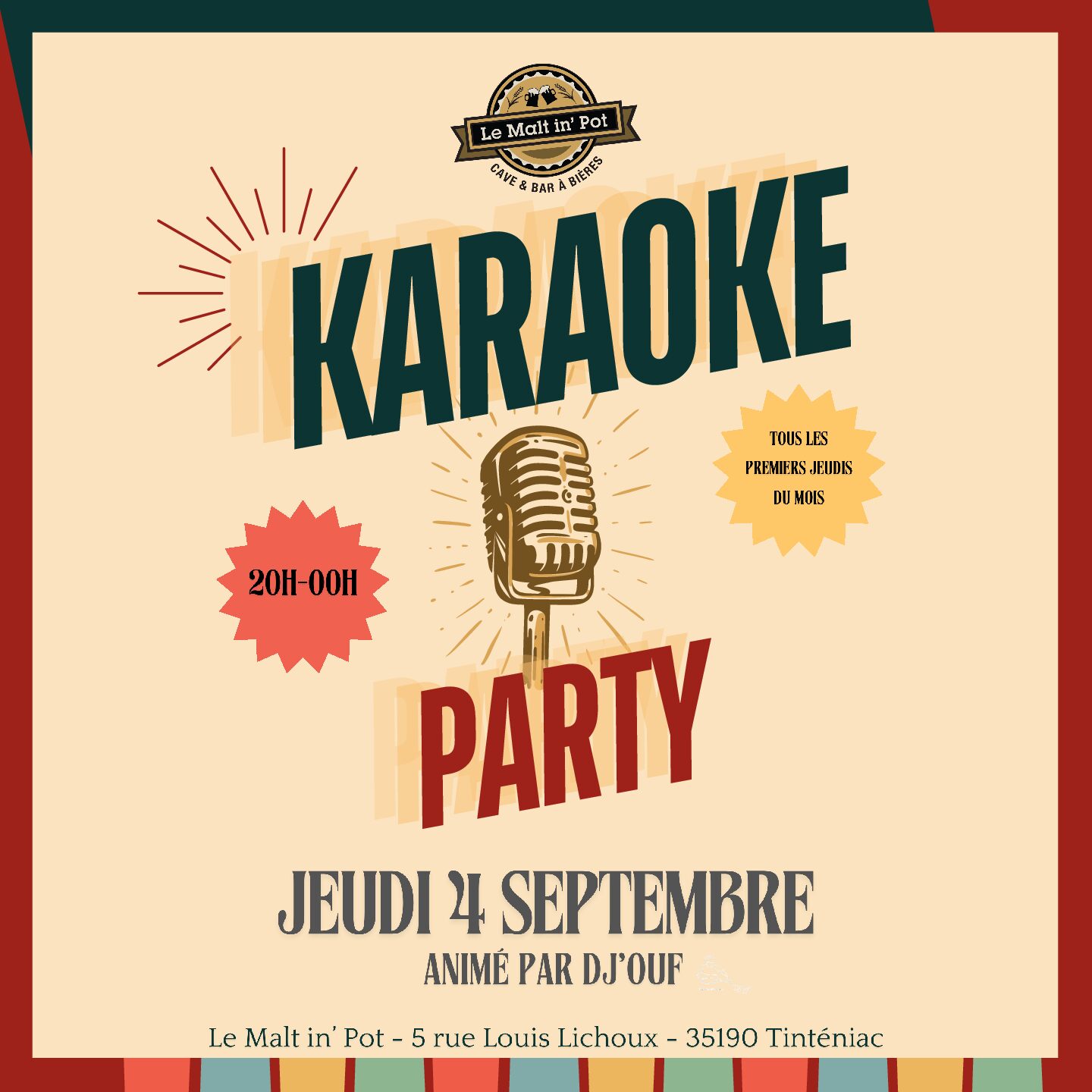 Karaoke (Publication Instagram) Subsonic Unplugged<br />
Le Malt in' Pot