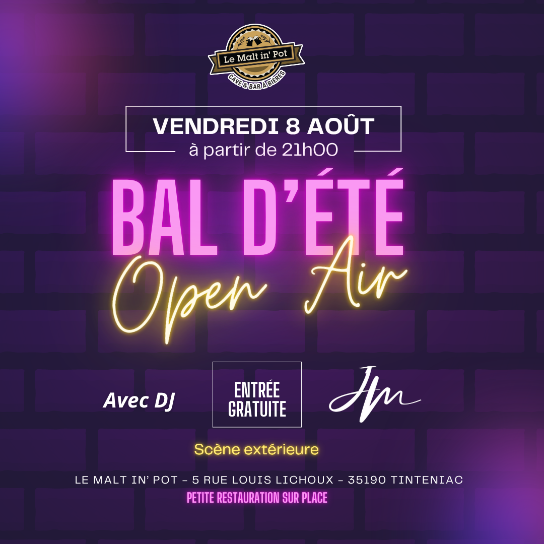 Publi bal d'été (1) Subsonic Unplugged<br />
Le Malt in' Pot