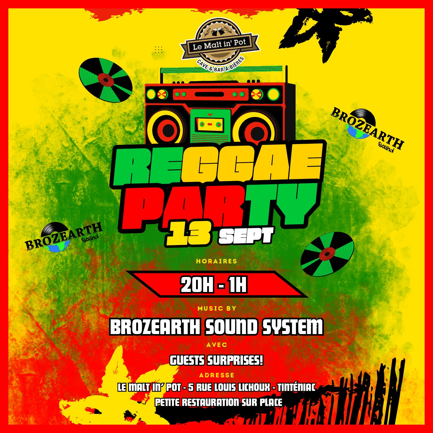 Reggae Party Subsonic Unplugged<br />
Le Malt in' Pot