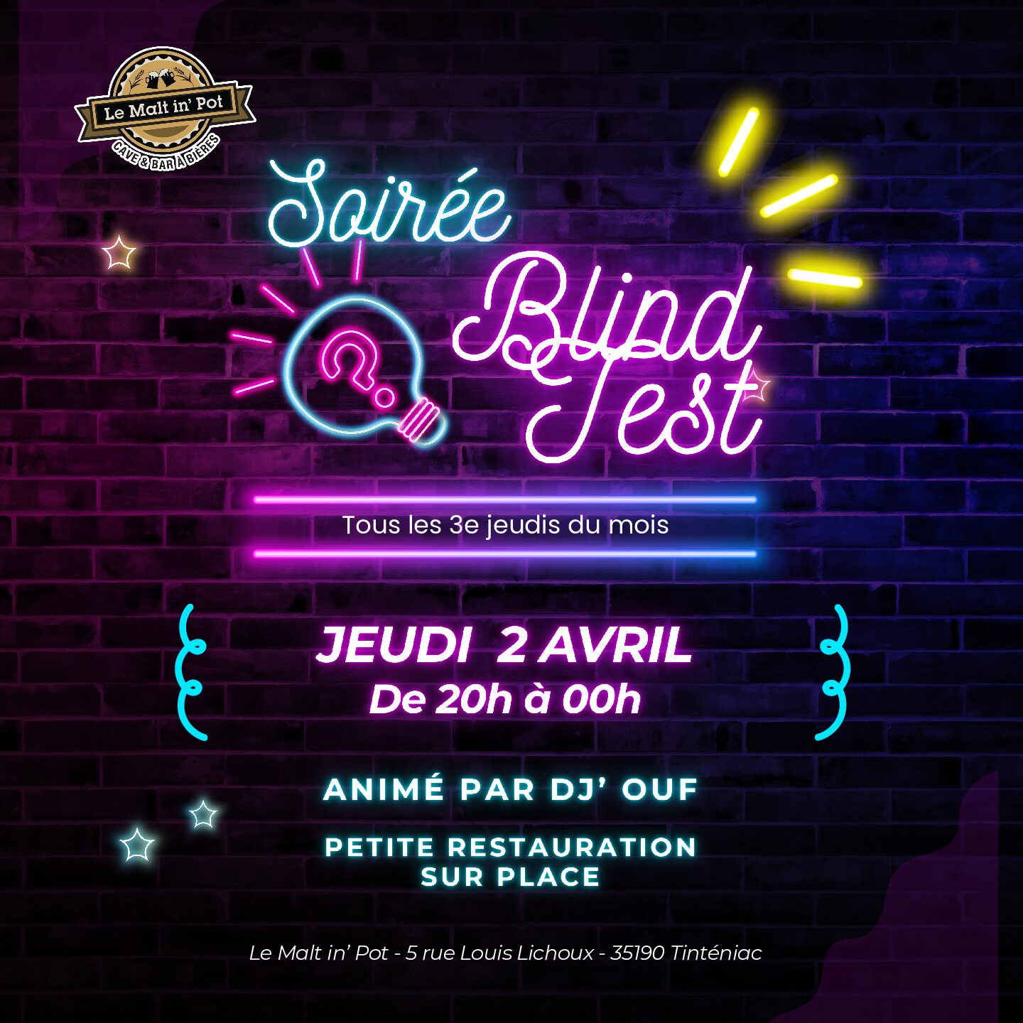 Subsonic Unplugged<br />
Le Malt in' Pot