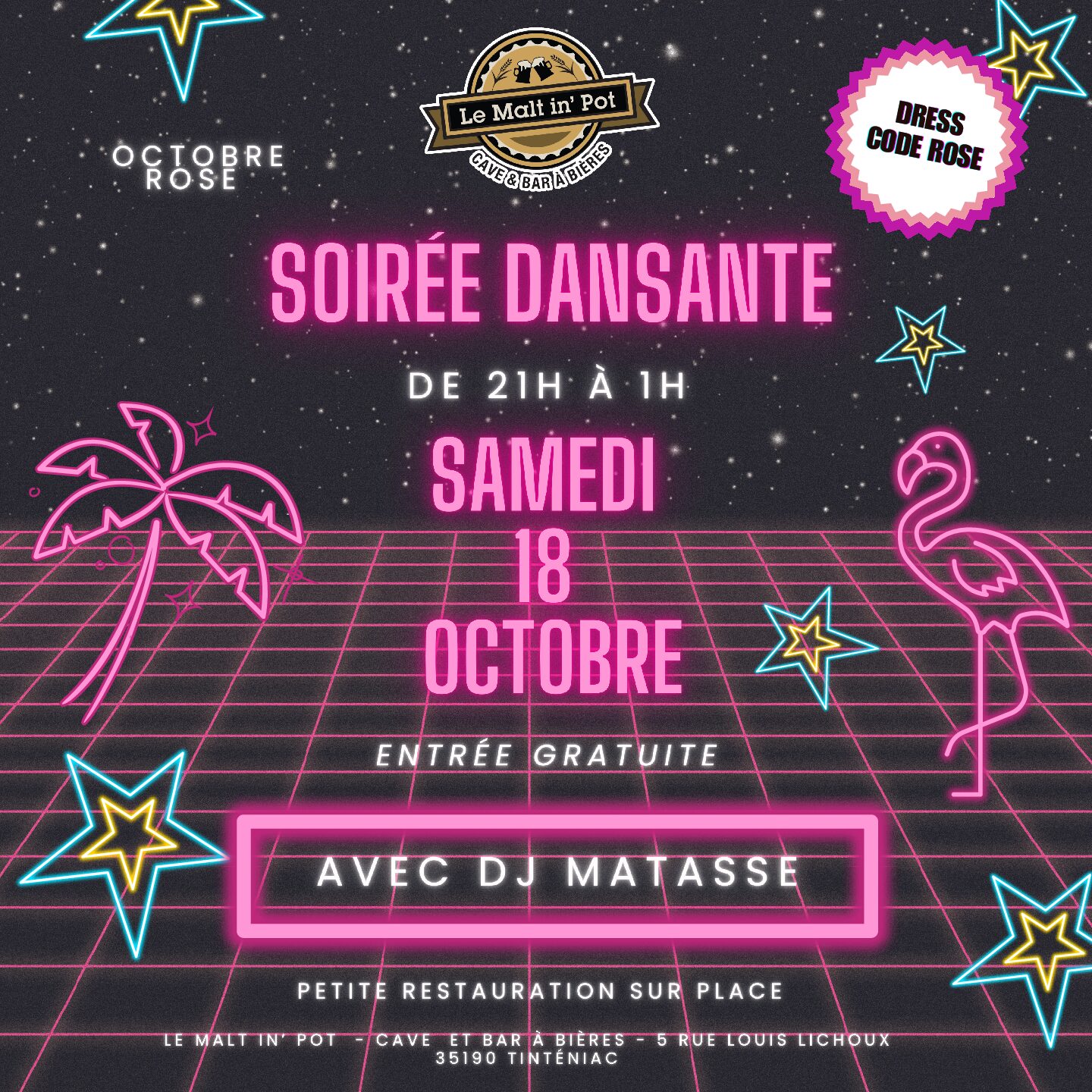 Soirée Rose Subsonic Unplugged<br />
Le Malt in' Pot